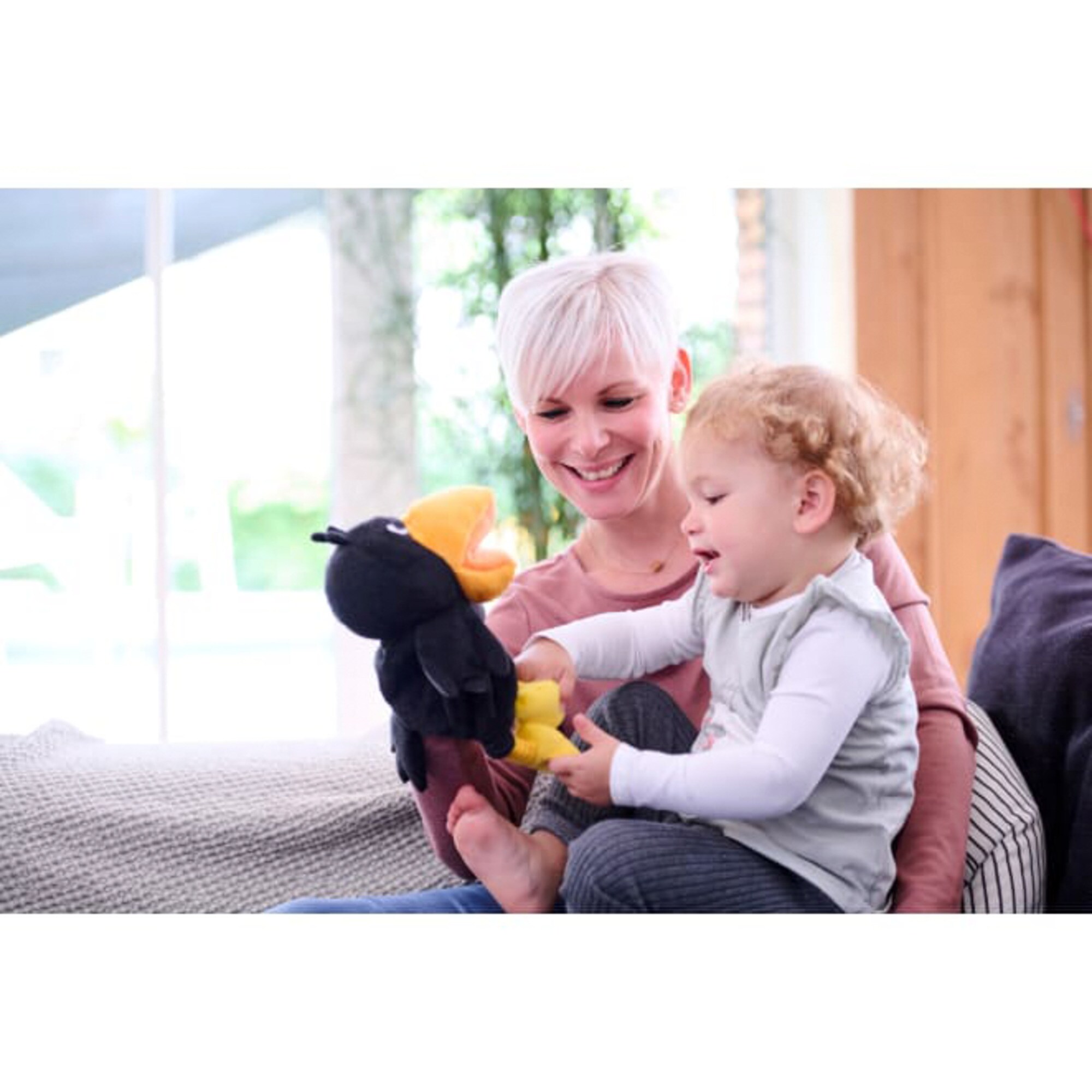 HABA Spielfigur Handpuppe Rabe Theo