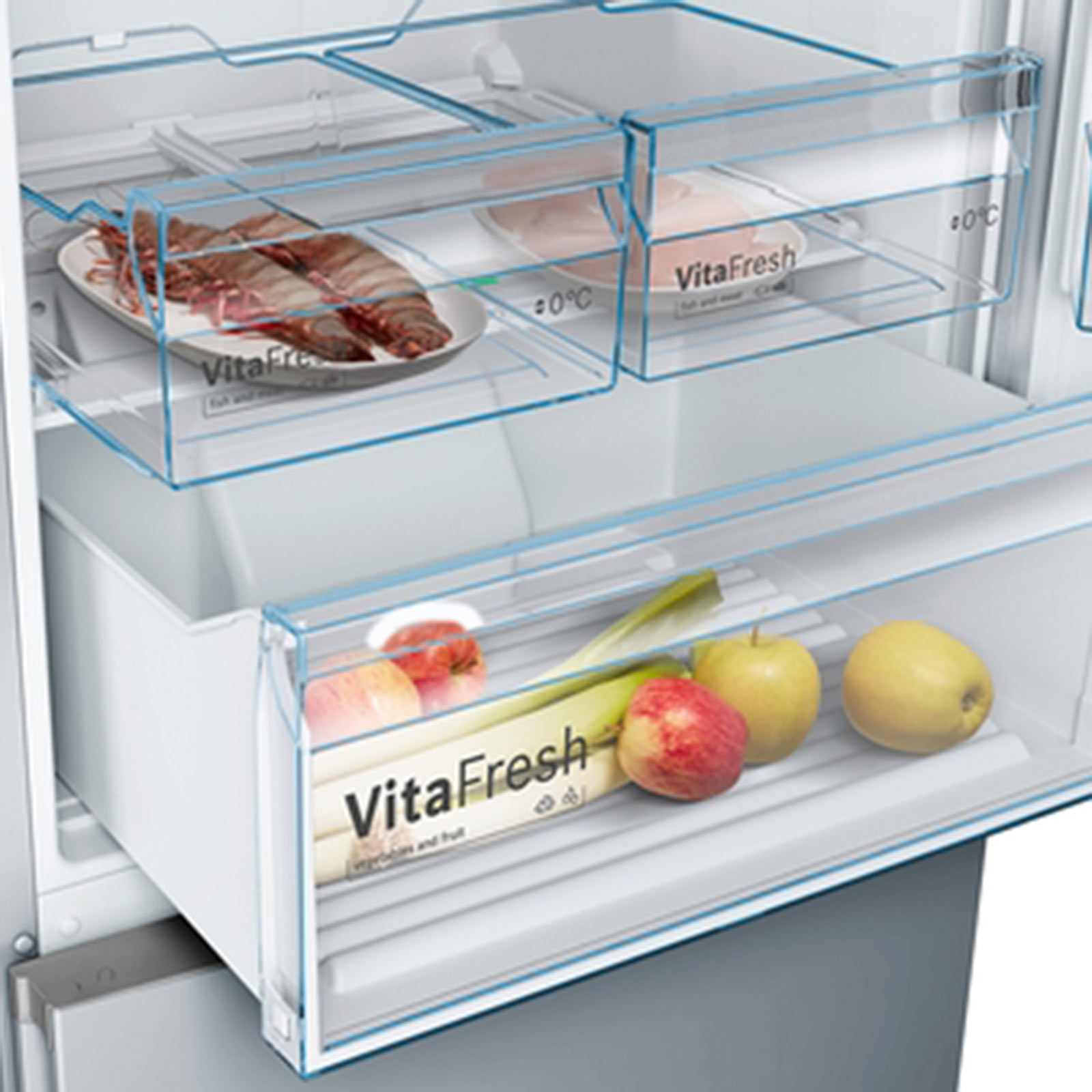 BOSCH Kühl-Gefrierkombination KGN49XIDP - Edelstahl - D