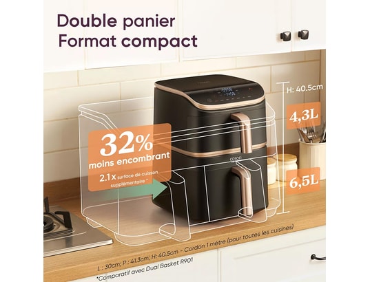 COSORI - Friteuse à air chaud Aifryer Cosori Turbo Tower Pro Smart