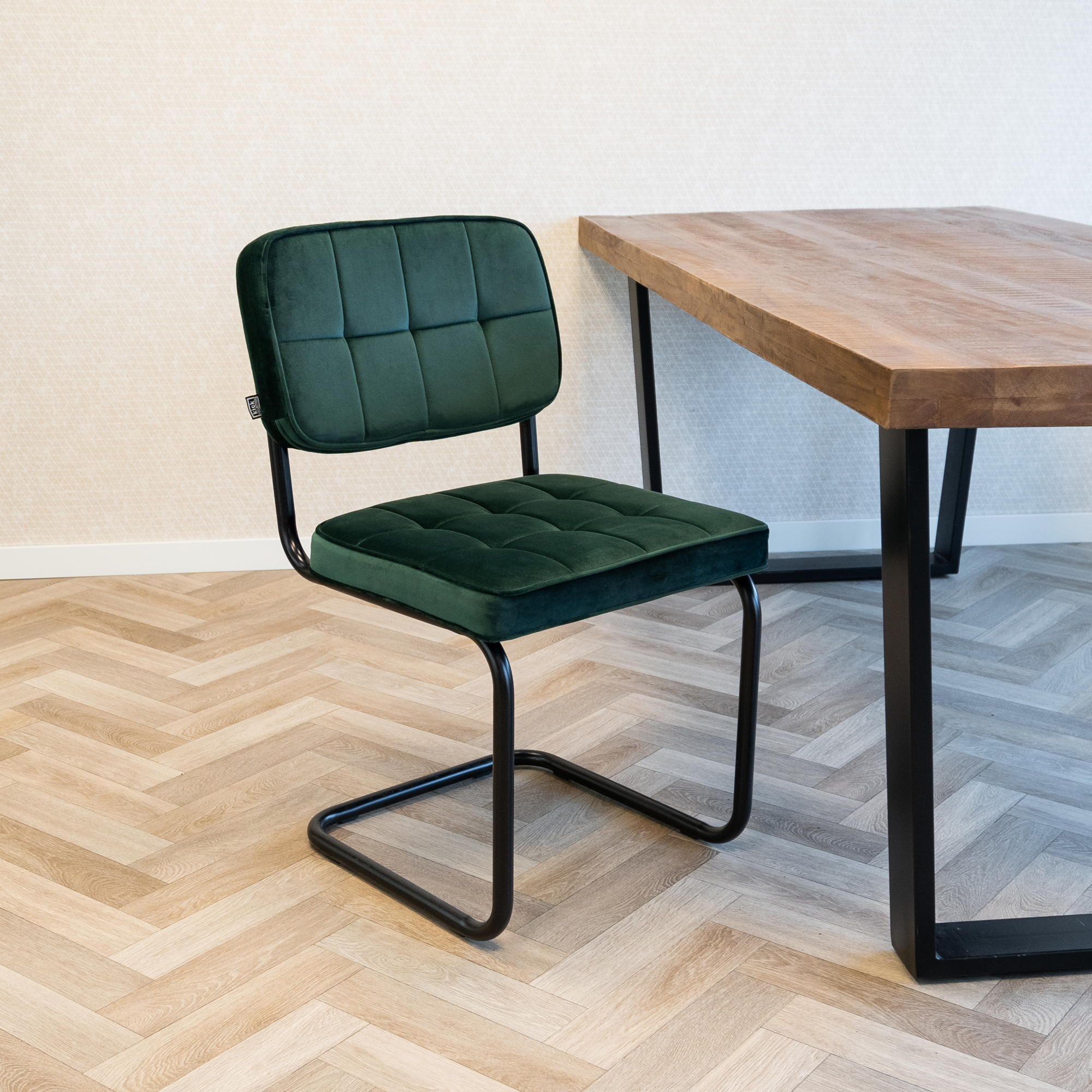 Kick buisframe stoel Ivy - Groen