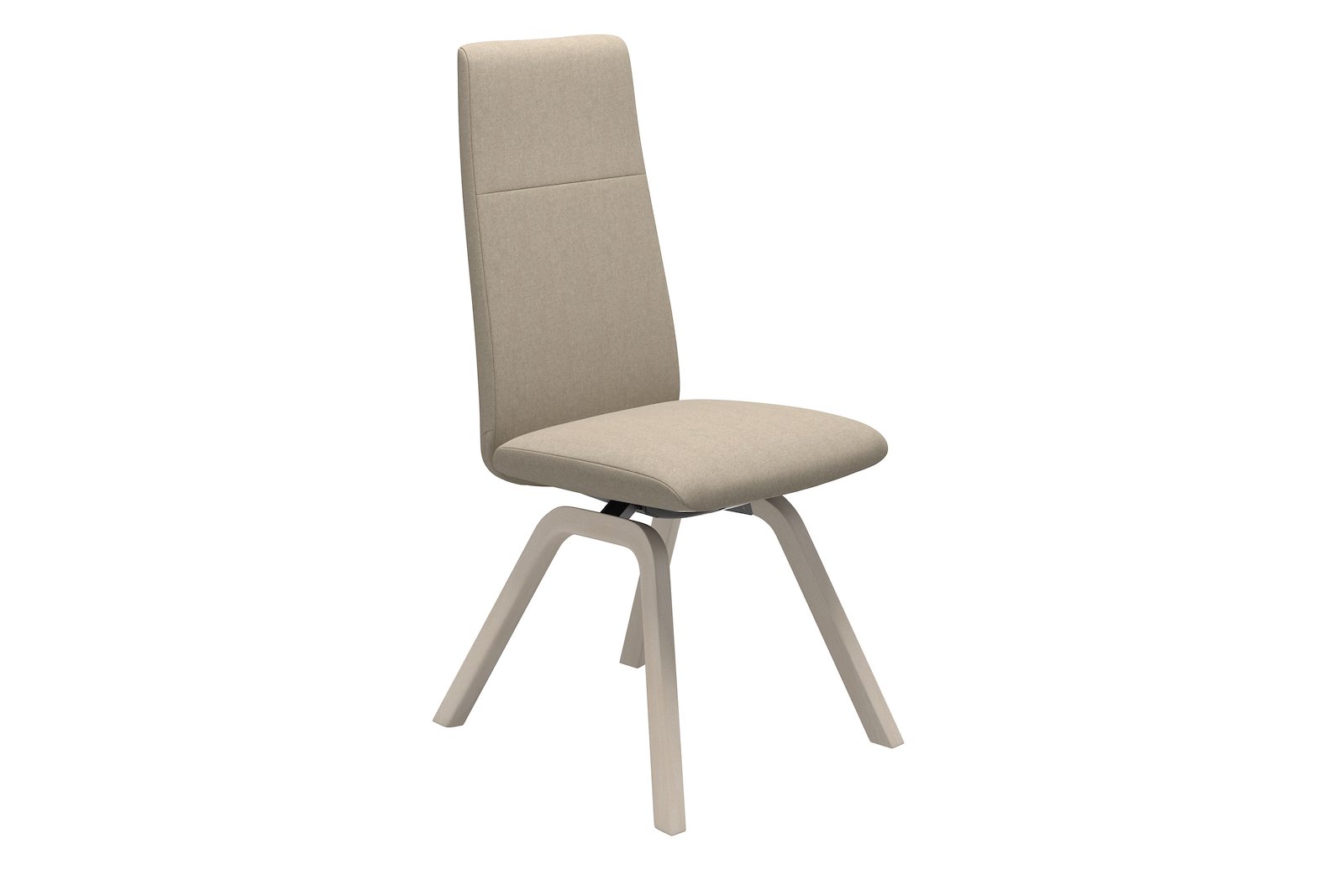 Chilli spisestol Tekstil Calido - Light Beige - Whitewash