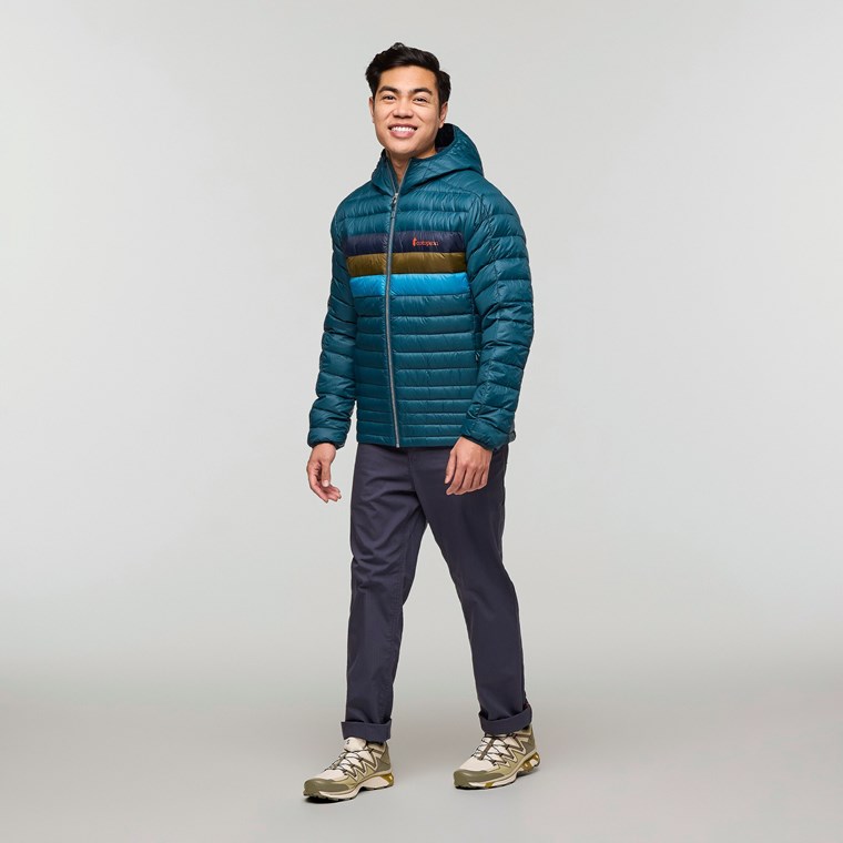 Cotopaxi Fuego Down Hooded Jacket Abyss Stripes