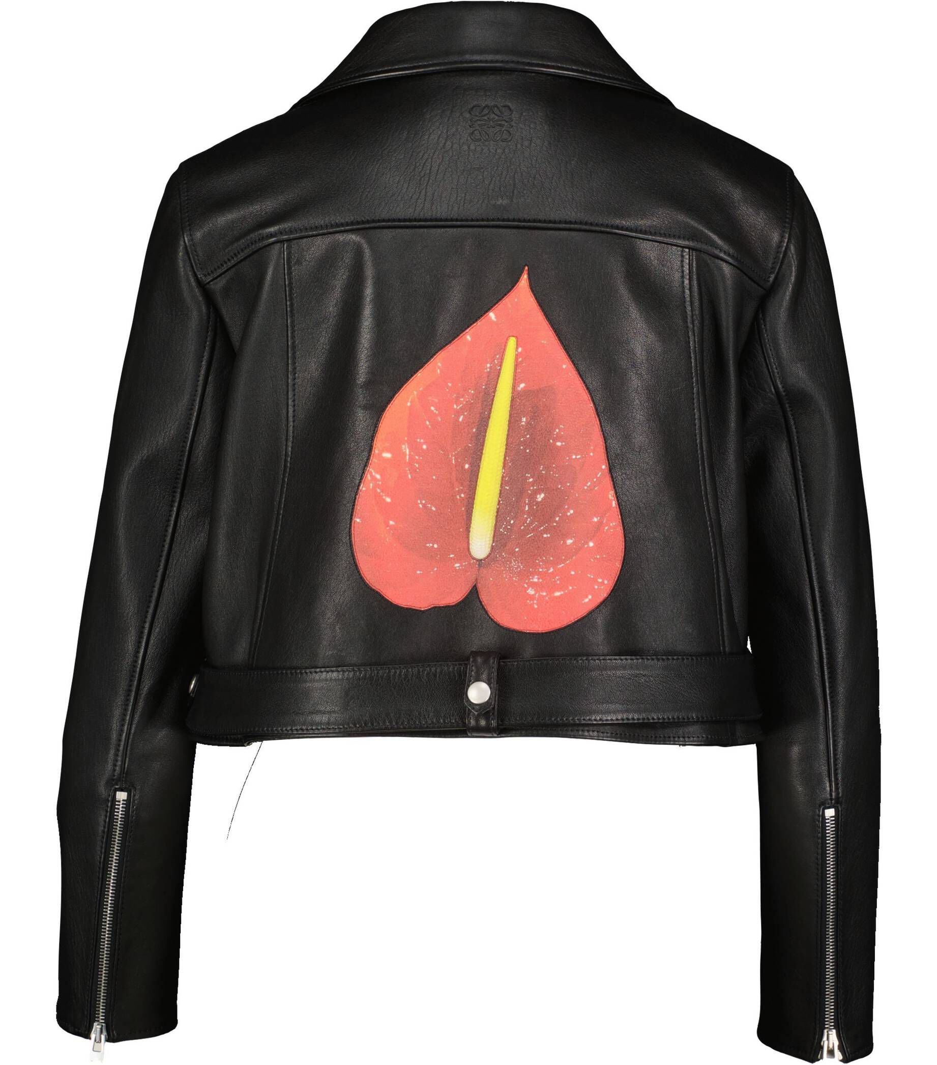 Loewe| Damen Lederjacke ANTHURIUM BIKER JACKET