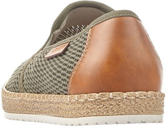 Rieker Espadrilles met luchtdoorlatende perforatie