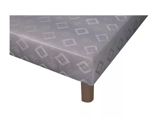 Sommier tapissier blanc - 90x190