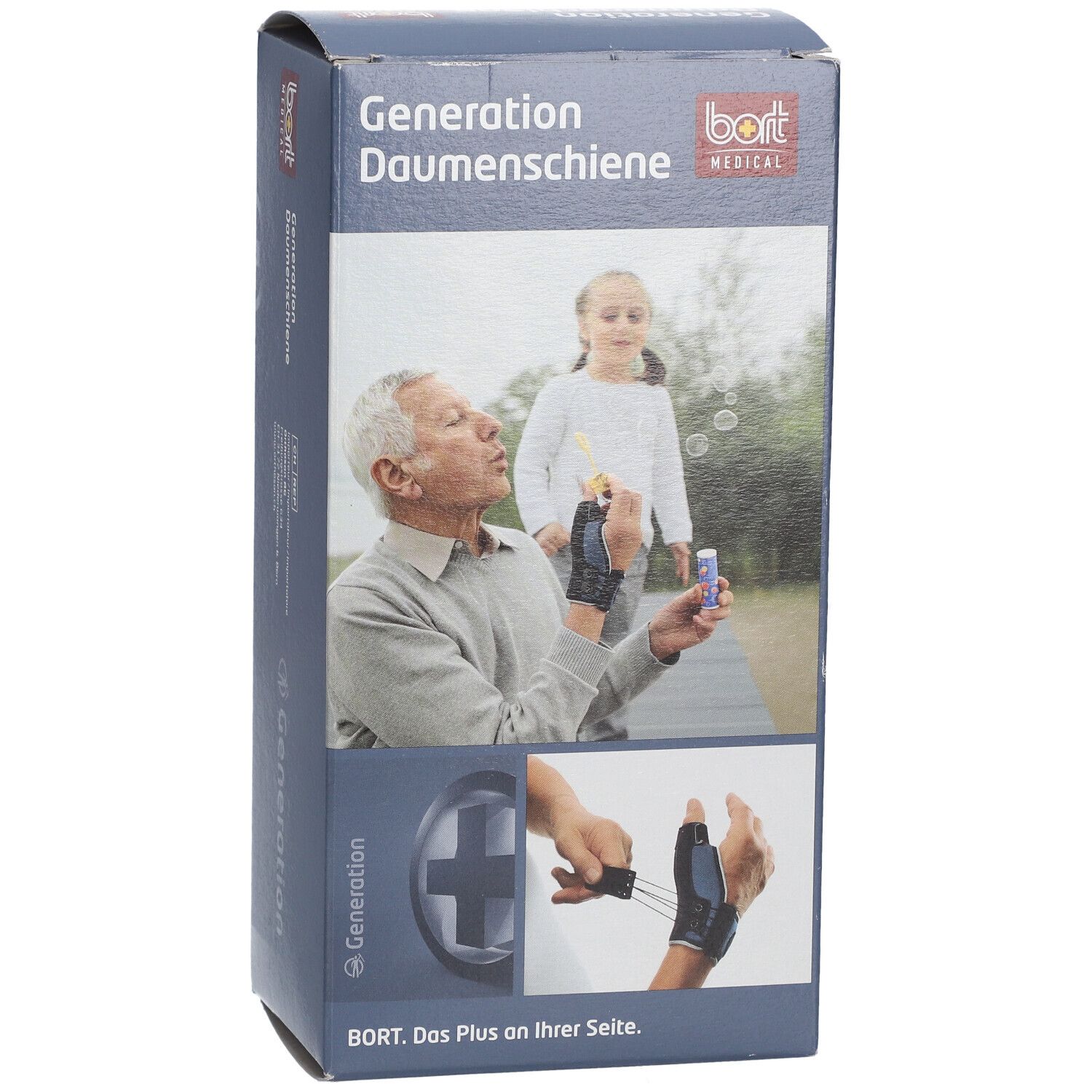 BORT Generation Daumenschiene rechts Gr. S blau