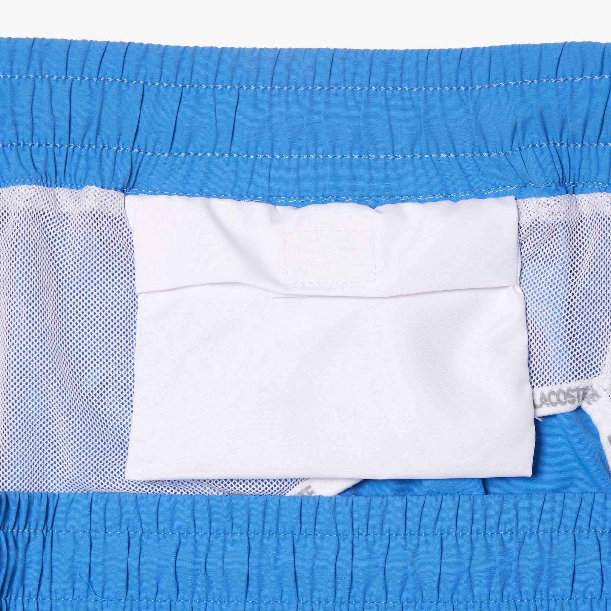 Short de bain homme Lacoste avec boxer intégré quick dry Maillots de bain - Bleu - Lacoste - Homme