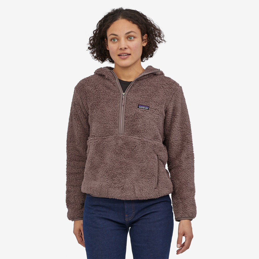Damen-Fleecepullover mit Kapuze von Los Gatos
