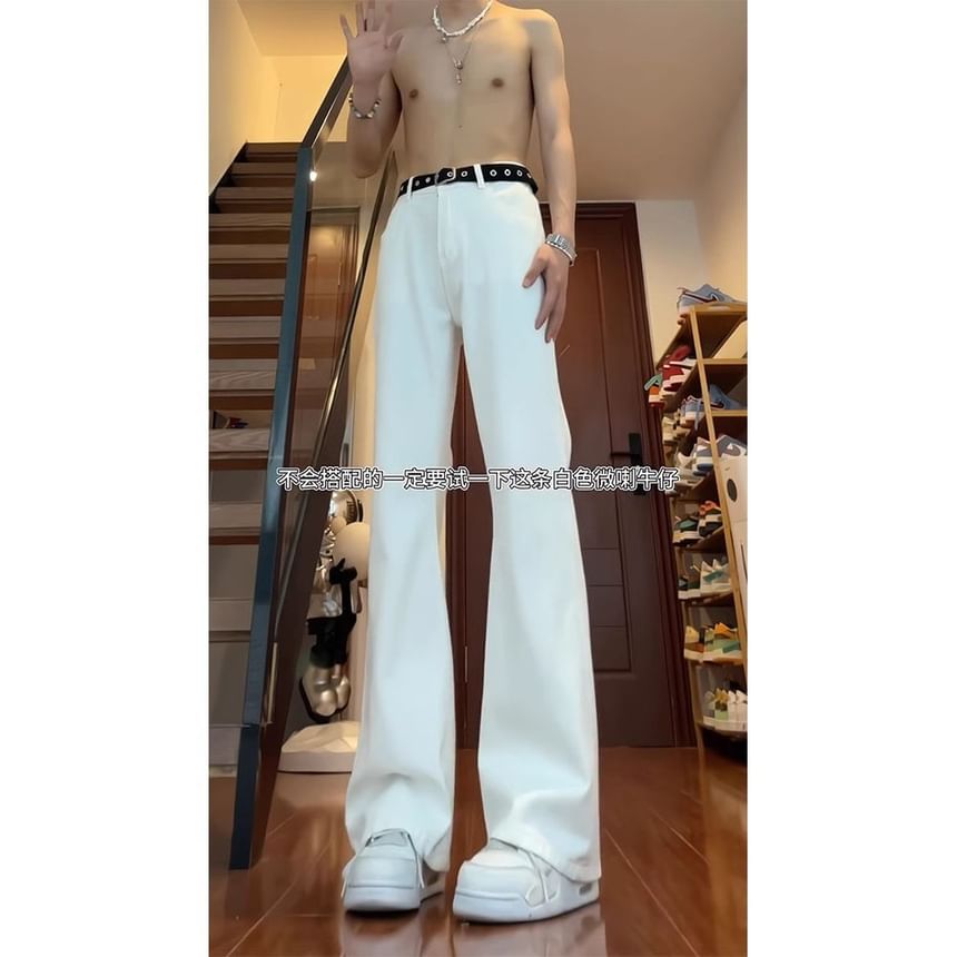 Chuoku - Bootcut-jeans met middelhoge taille