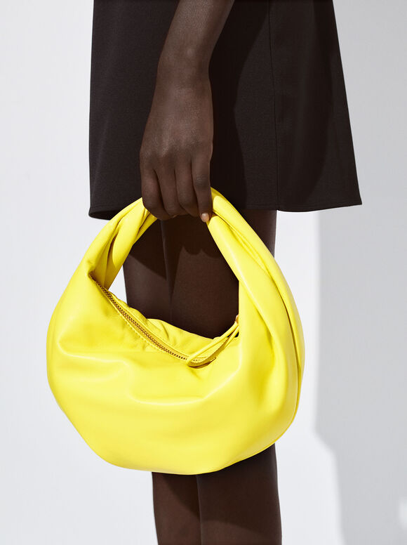 Bolsa pequena Fruncidos - Verde