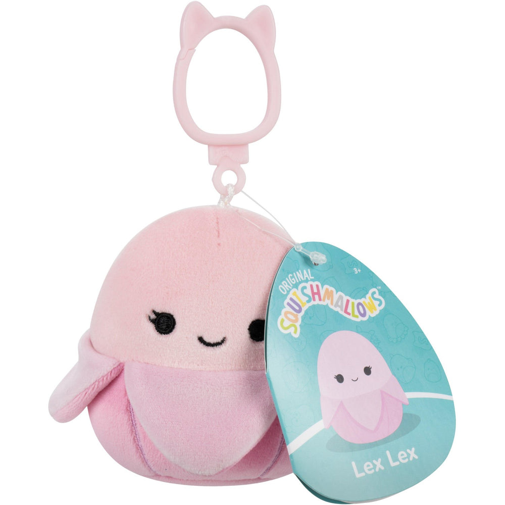 Køb Squishmallows 9 Cm P23 Clip-On Lex Lex Pastel Pink Banana
