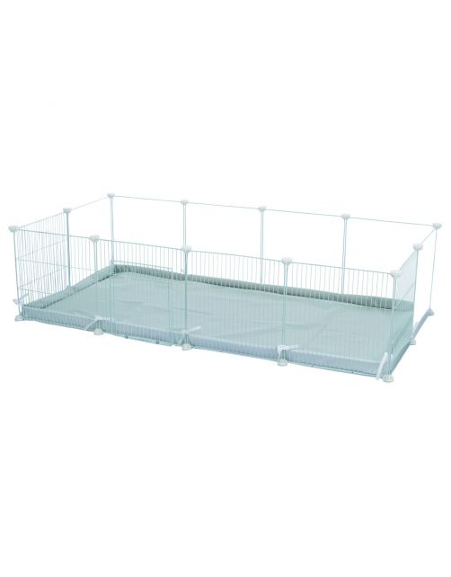Trixie Vloer Voor Indoor Ren - Dierenverblijf - 140x70 cm Grijs Wit