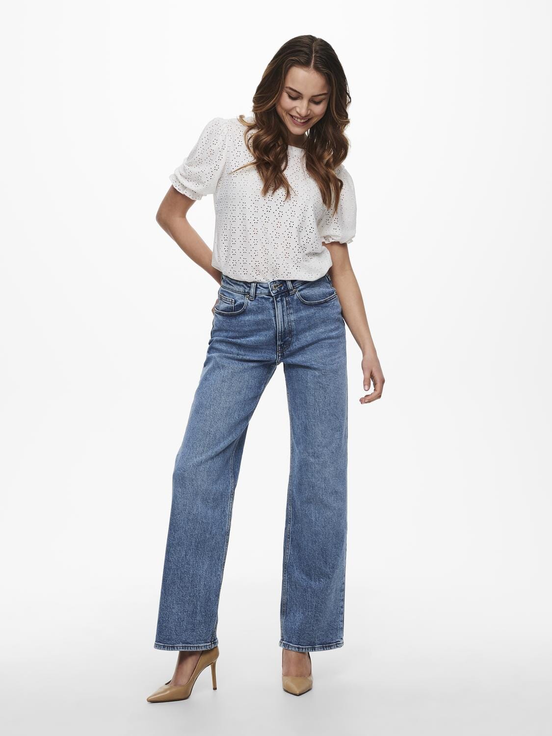 Only Onljuicy Wide Leg Rea365