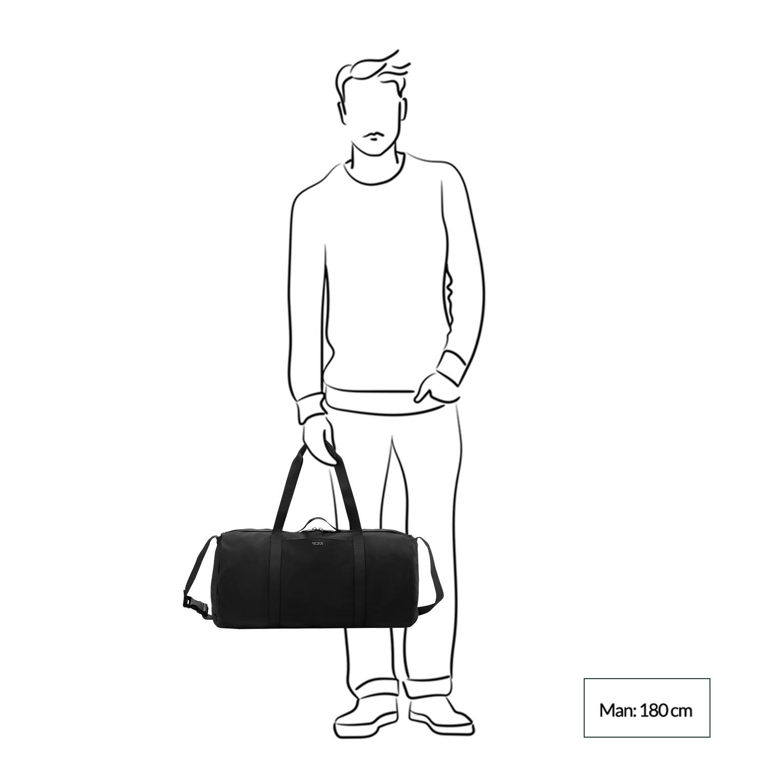 Tumi Voyageur Just In Case Duffel black/gunmetal