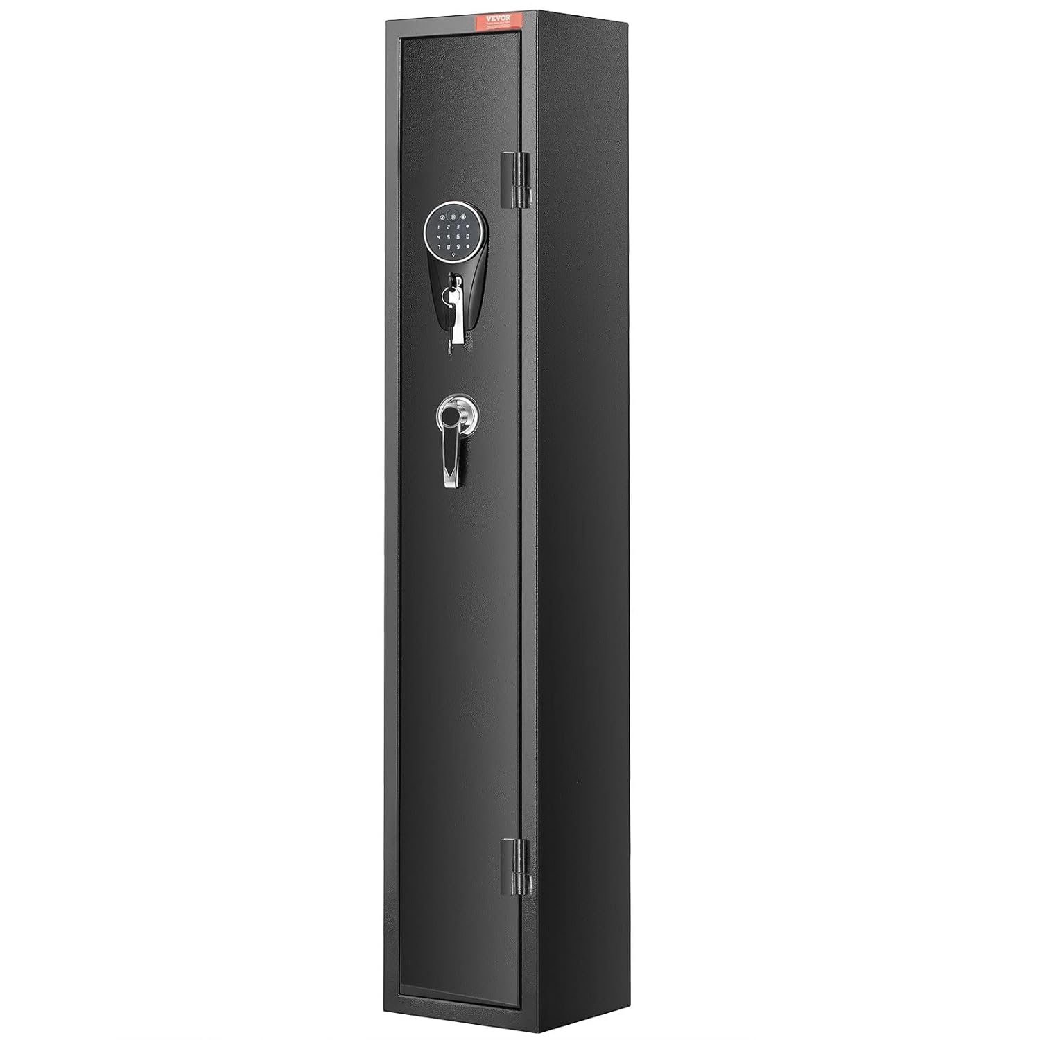 VEVOR Munitionsschrank Waffenschrank Stahlblech Langwaffenschrank 3 Langwaffen, Einstellbarer Waffenschrank 9-stelliges Touchscreen-Passwortschloss, inkl. Kugellagerregal & Befestigungsmaterial