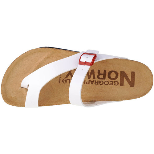 Geographical Norway - Sandalias Infradito Donna Blanco