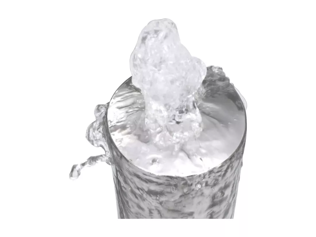 Fontaine de jardin Argenté 48x34x123 Acier inoxydable