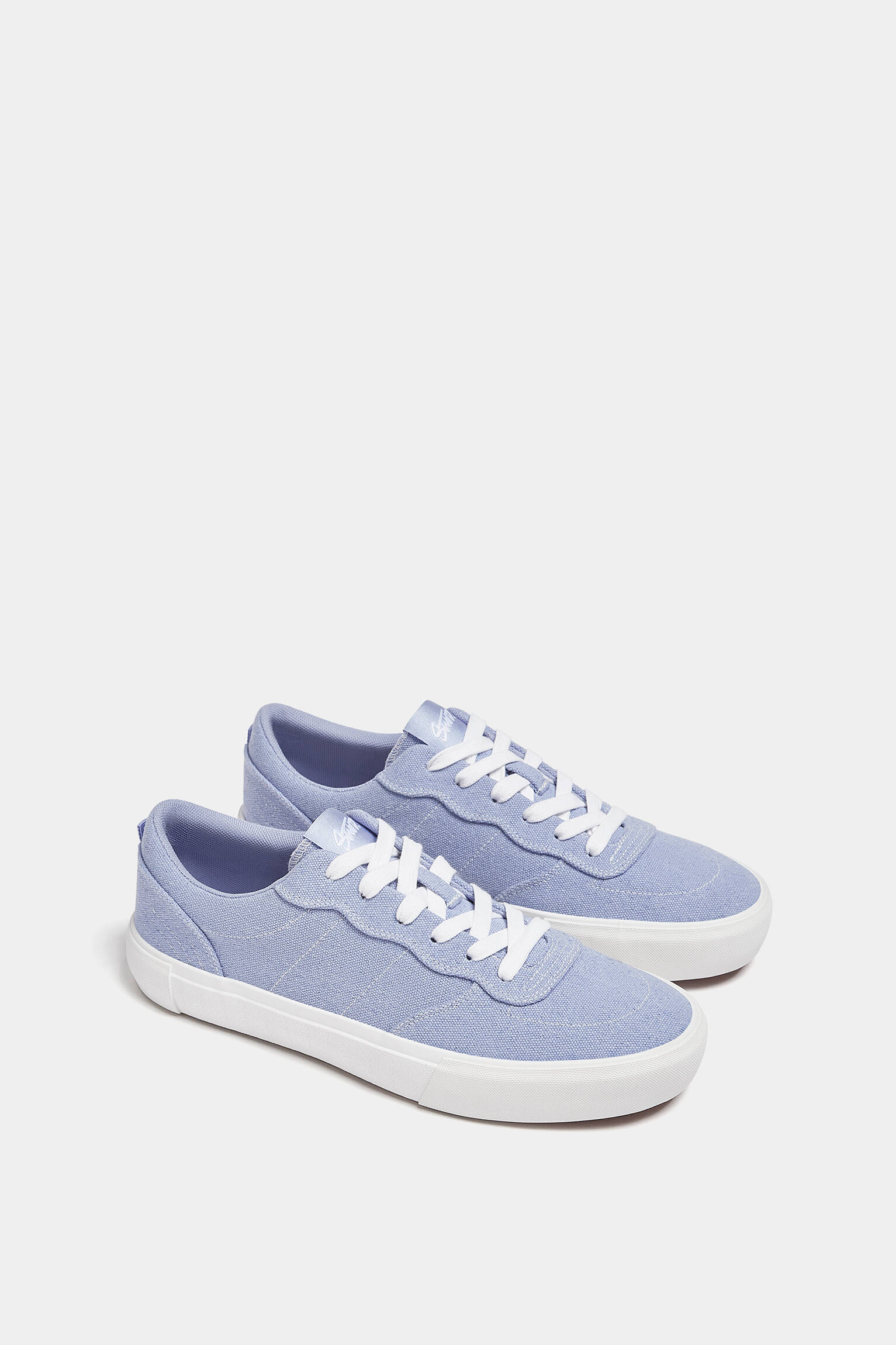 Tênis casual de lona - azul claro