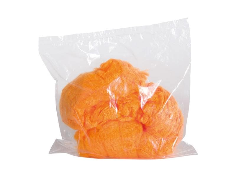 Dekomat AG Spinnengewebe zum ausziehen 1 Stück, Orange Spinnengewebe für Halloween