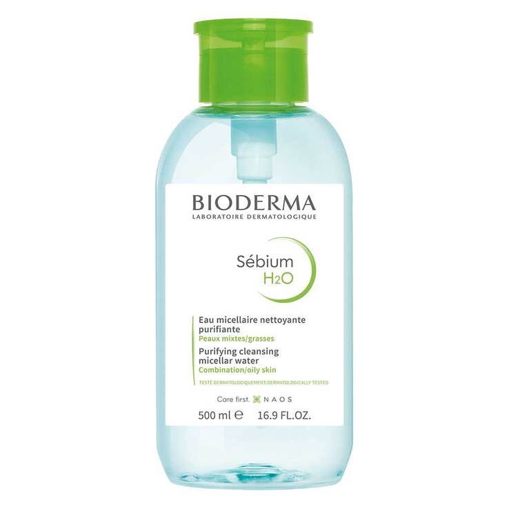 Bioderma Sebium H2O Reinigungslösung für fettige, unreine Haut, 500 ml