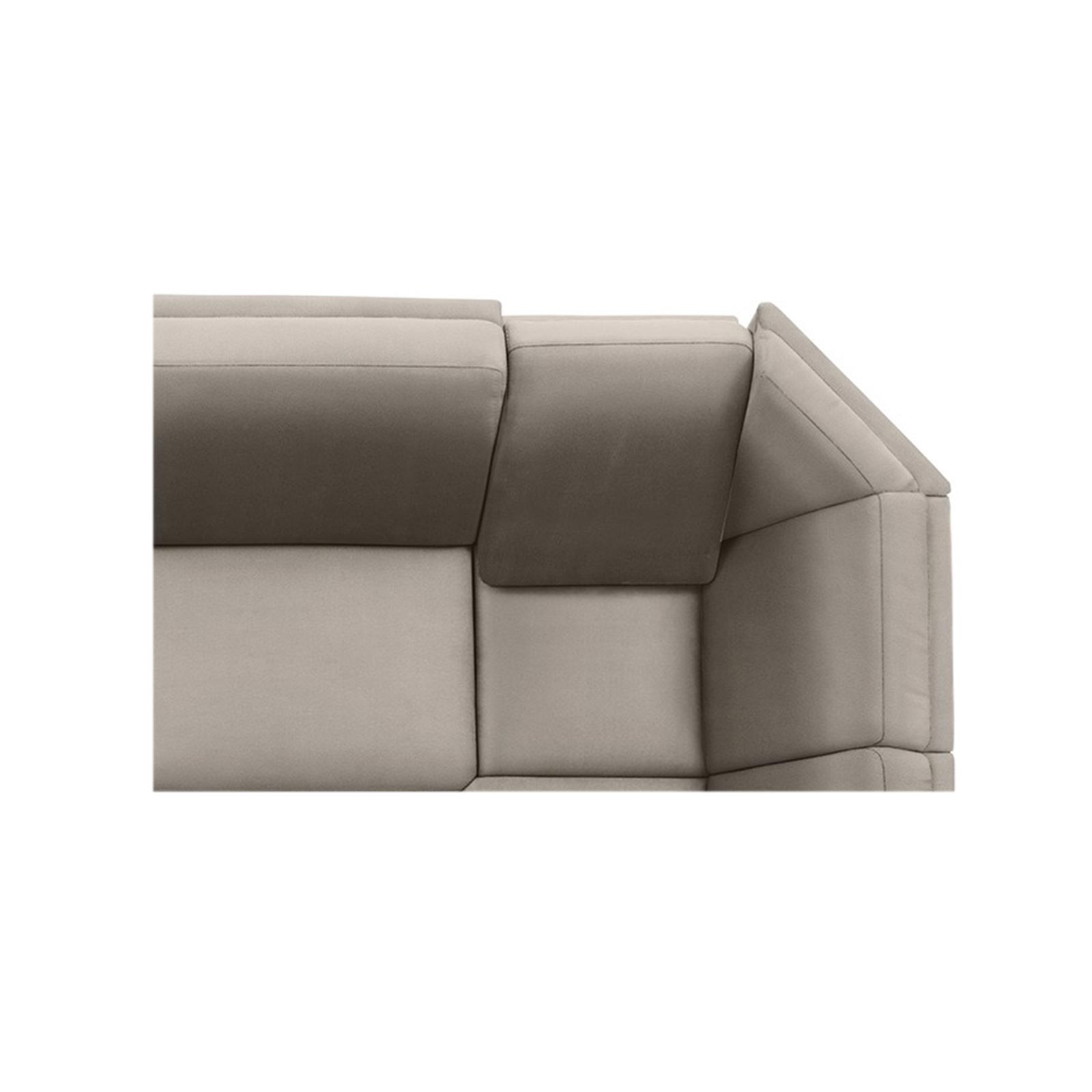 polsterpower Ecksofa - Holiday alu - Basismodell - Ottomane rechts