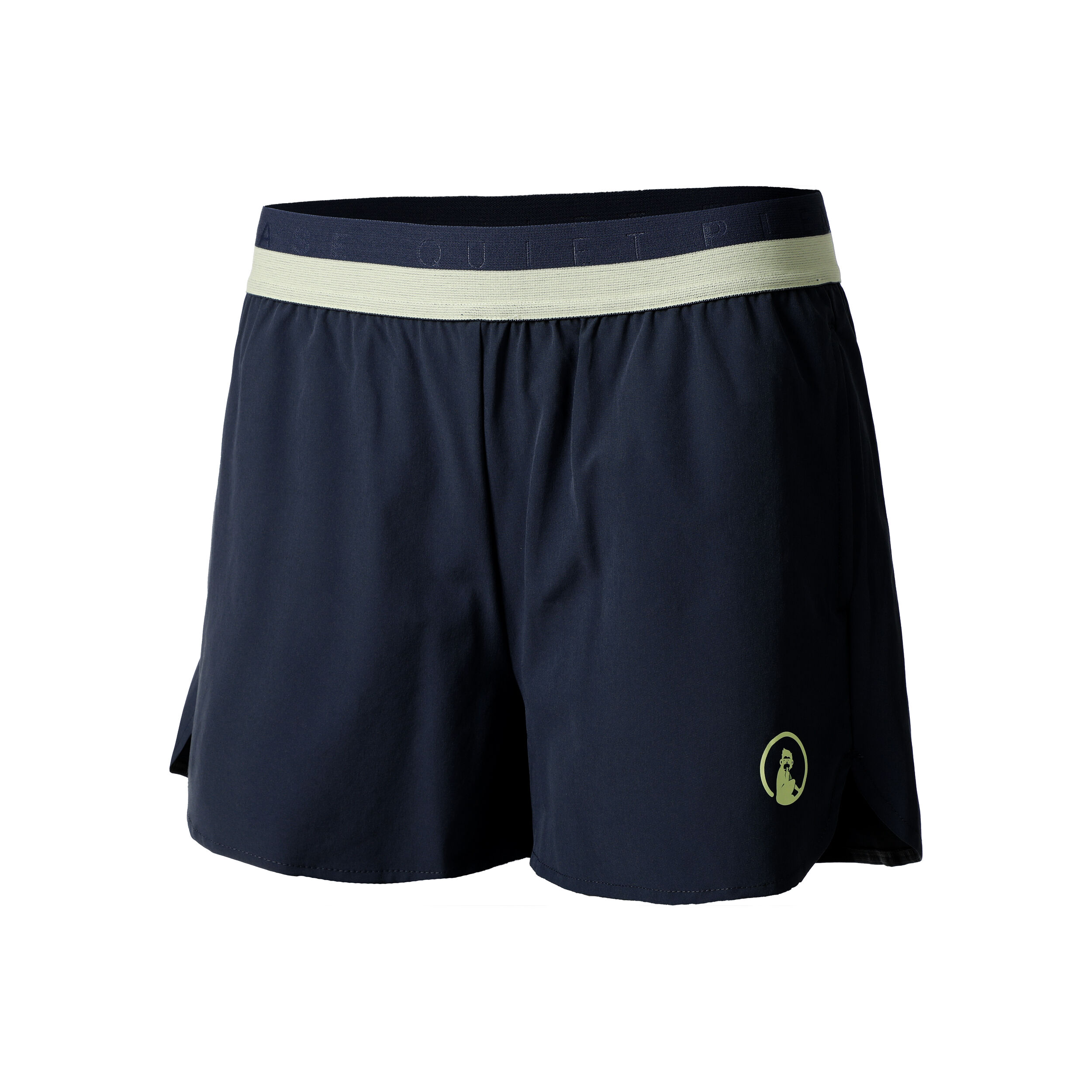 Quiet Please Perspectives Match Shorts Femmes - Bleu Foncé