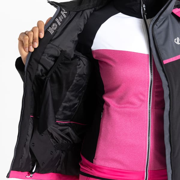 Veste de ski DARE 2B CARVING JACKET BLACK/EBONY