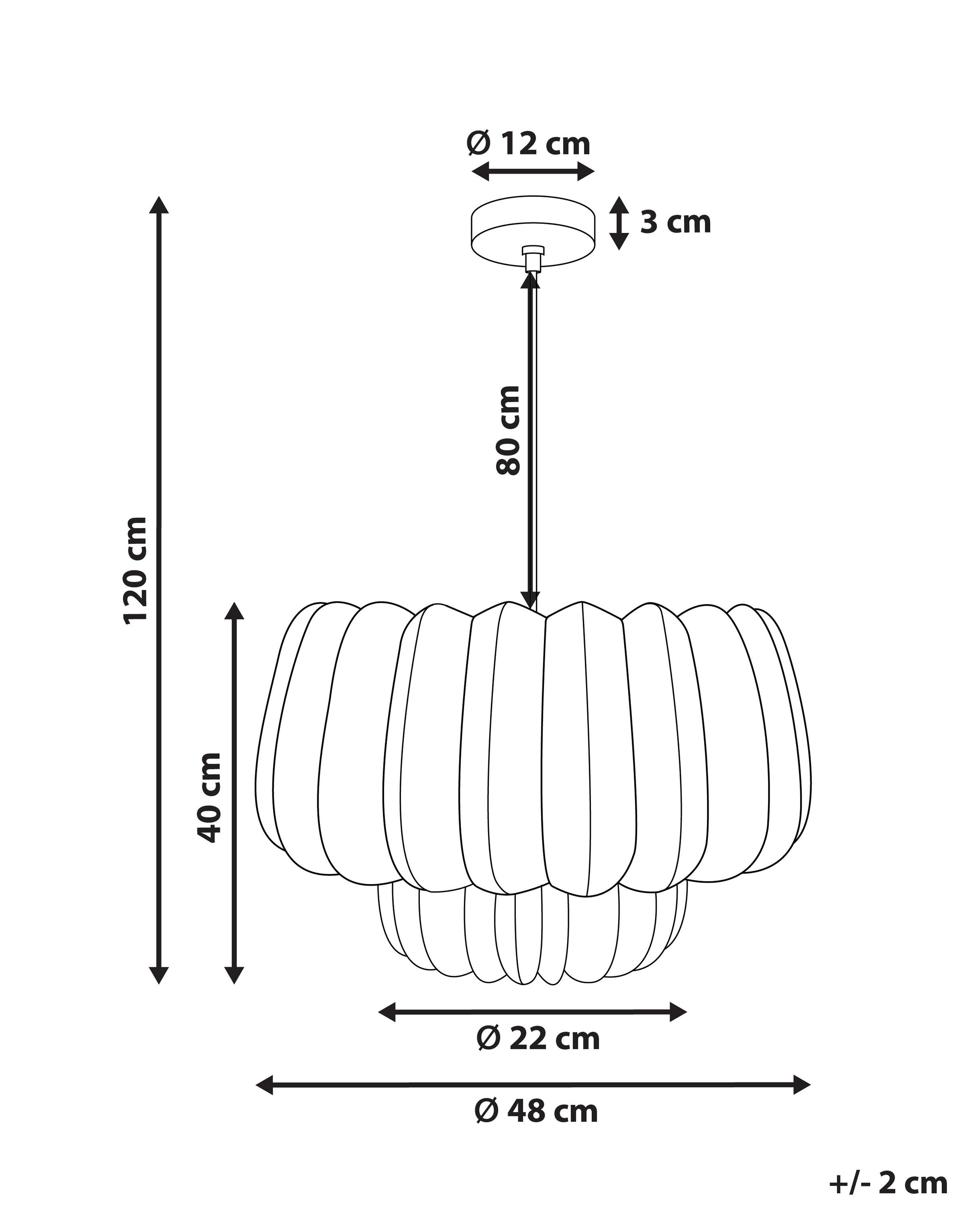 Hanglamp SAISI Papierkoord Beige