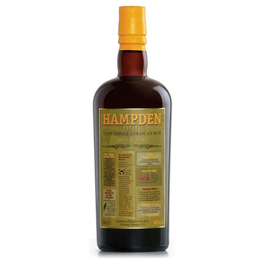 Rhum de la Jamaïque Hampden 8 ans 46% - Velier