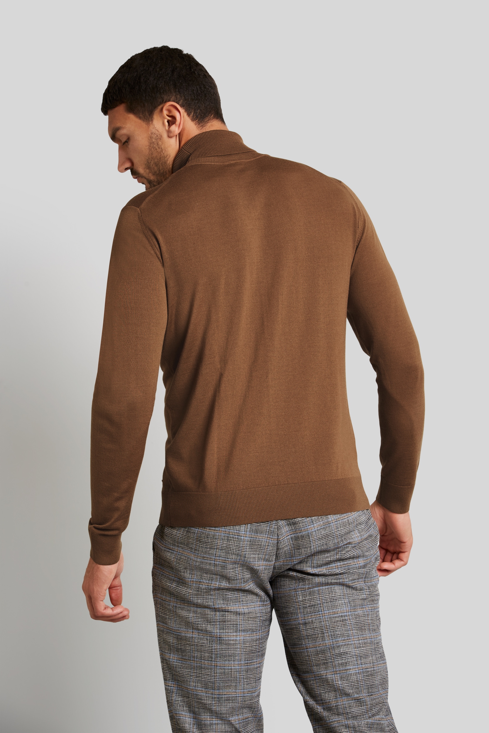 bugatti Rollkragenpullover , aus 100 % Merinowolle
