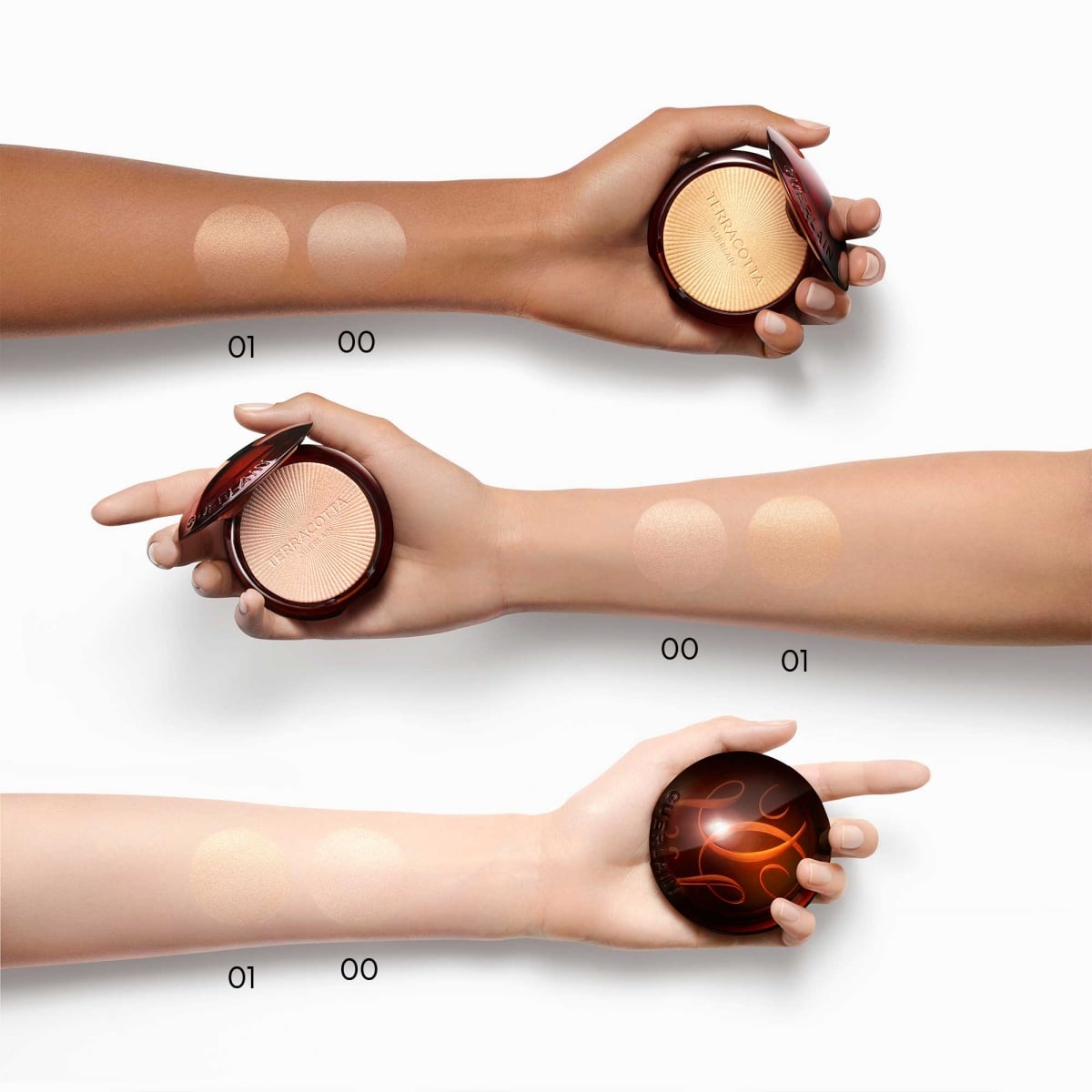 GUERLAIN Terracotta Luminizer La Poudre Enlumineur - 96% d'ingrédients d'origine naturelle Éclat scintillant &  doré