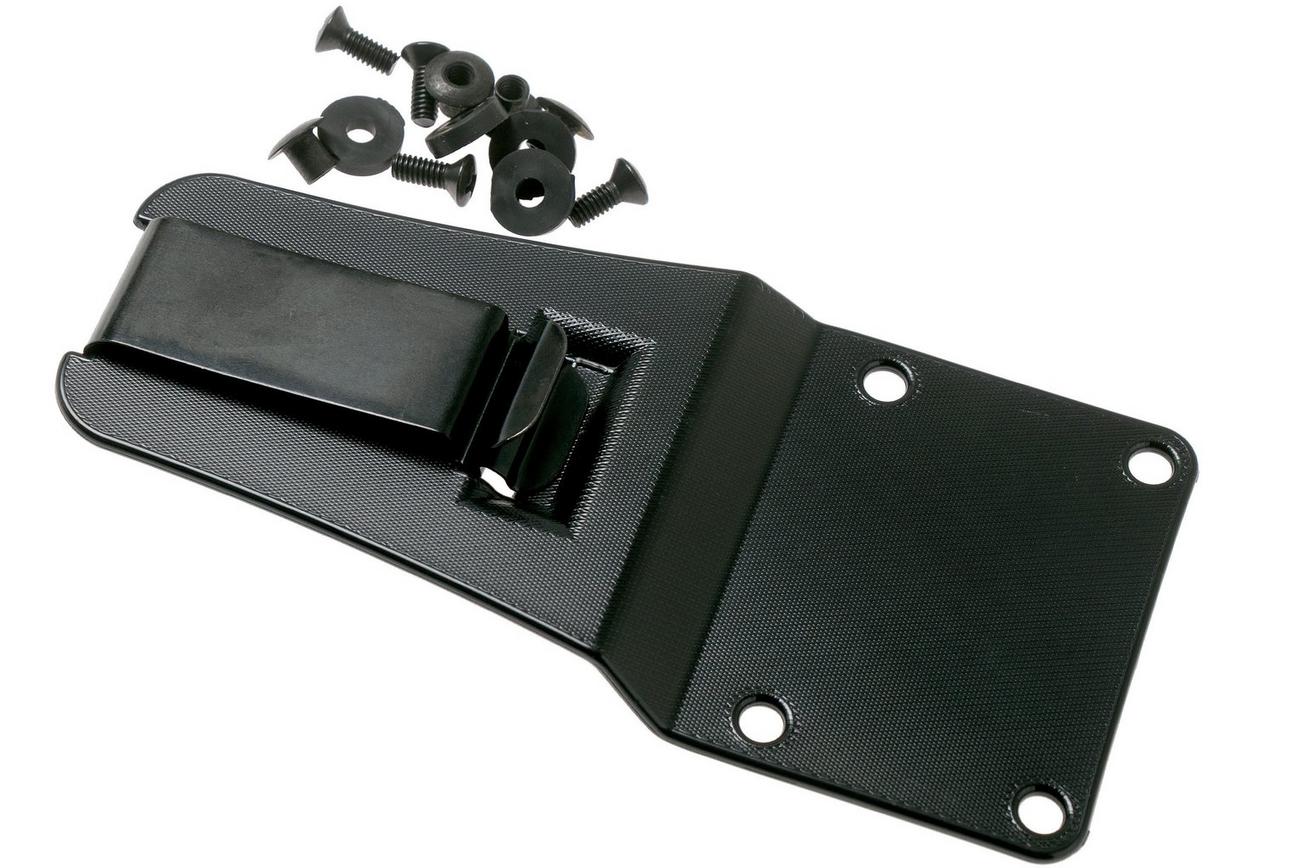 ESEE Model 5 Orange 5POROR G10 survivalmes met kydex schede   riemclip