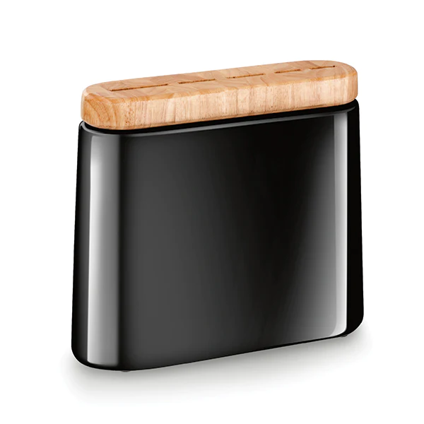 Bloc Manille noir et 5 couteaux Sabatier International