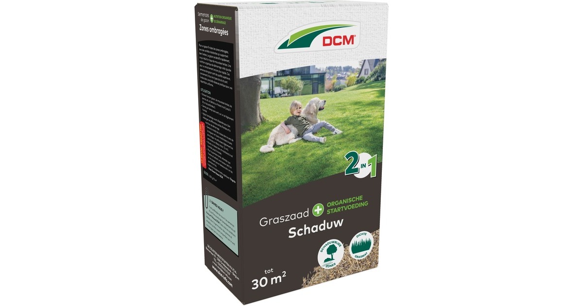 DCMGraszaad Plus Schaduw 0,6 kg zaden  (Tot 30 m²)