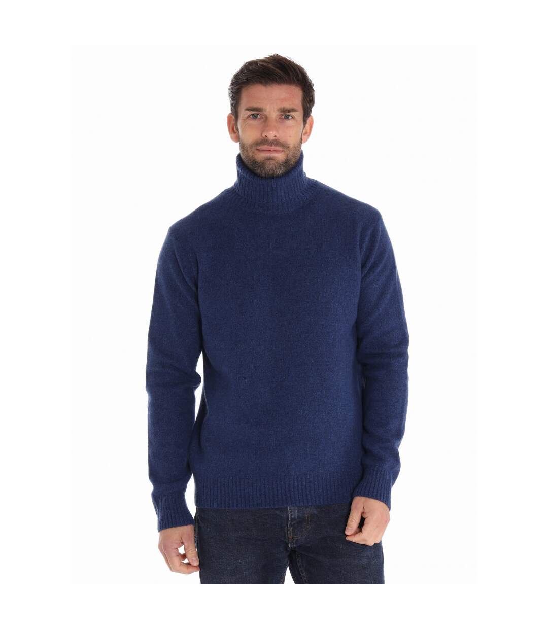 Pull col roulé chaud et doux