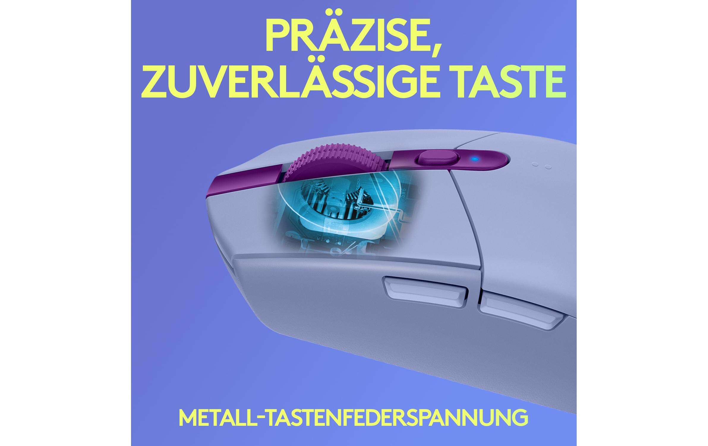 Gaming-Maus G305 LightspeedReaktionsschnelle, ausdauernde Wireless-Gamingmaus