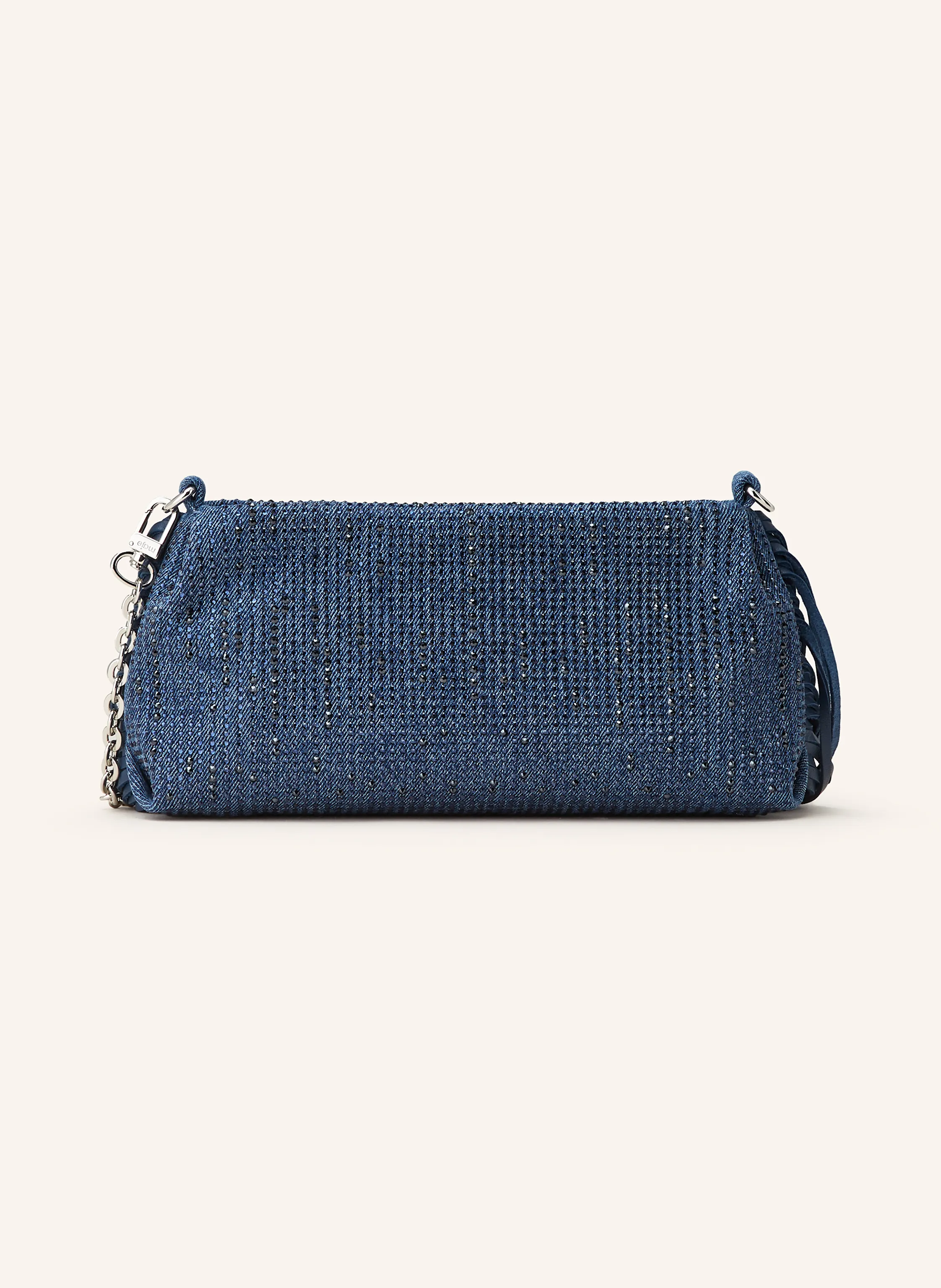 maje Clutch mit Schmucksteinen