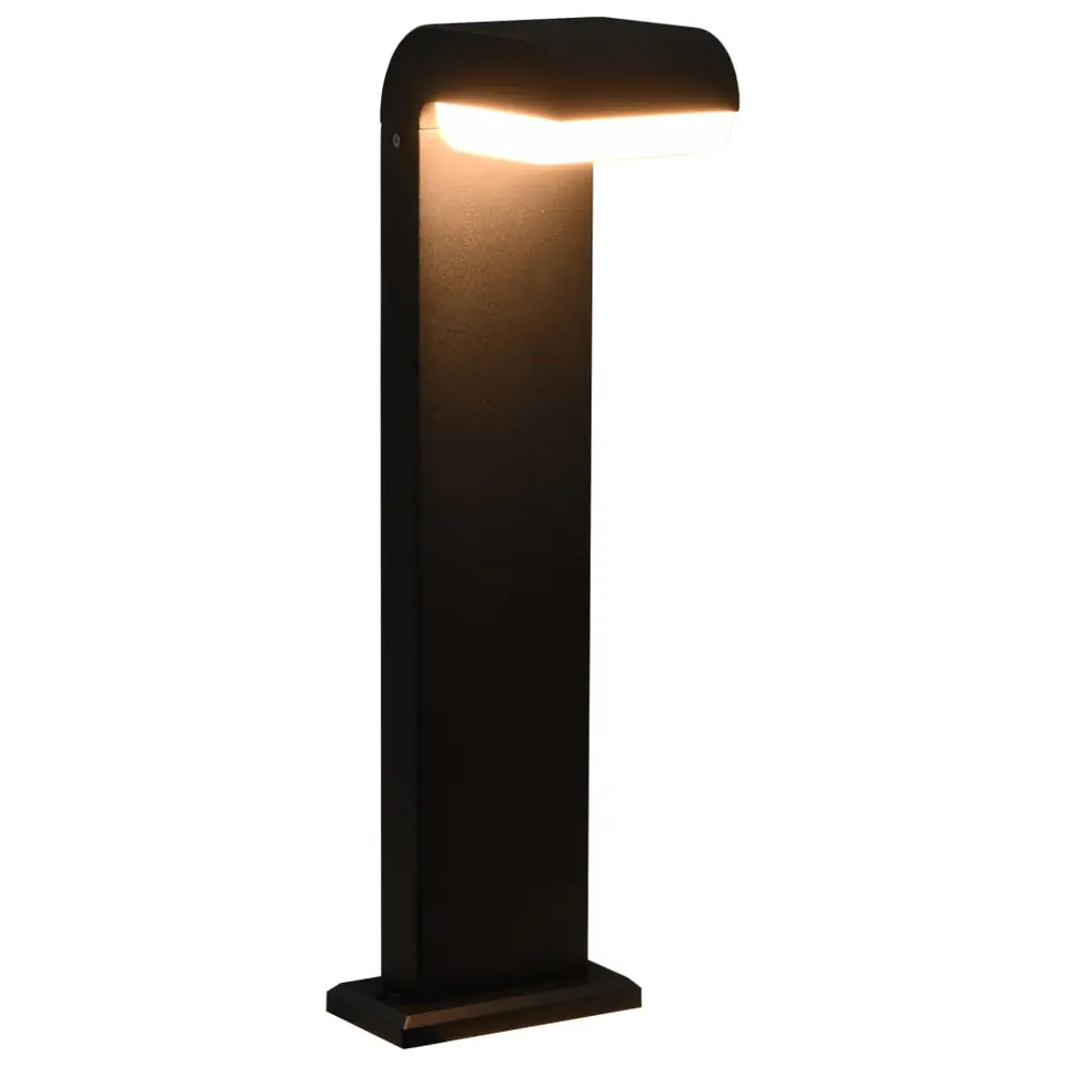 vidaXL - Tuinlamp - Zwart - Aluminium - 16 x 10 x 50 cm