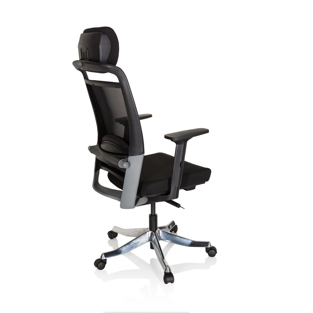 Profi Bürostuhl IKAST I Stoff/Netzstoff mit Armlehnen hjh OFFICE