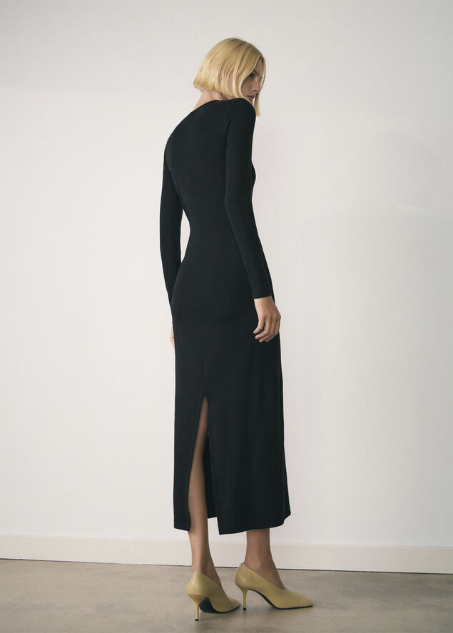 MANGO DRESS. -- BASILA Black