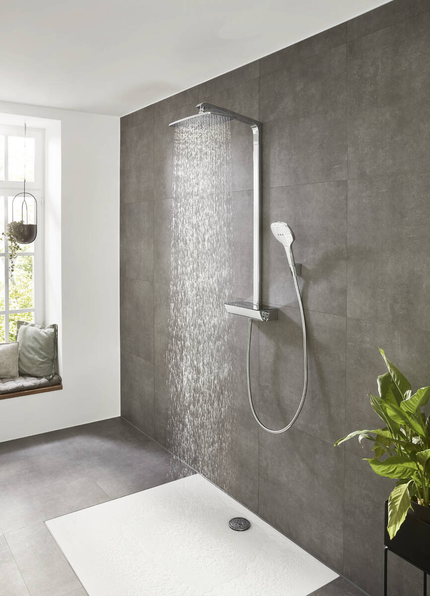 Hansgrohe Raindance E 360 Air opbouw regendouche met handdouche chroom