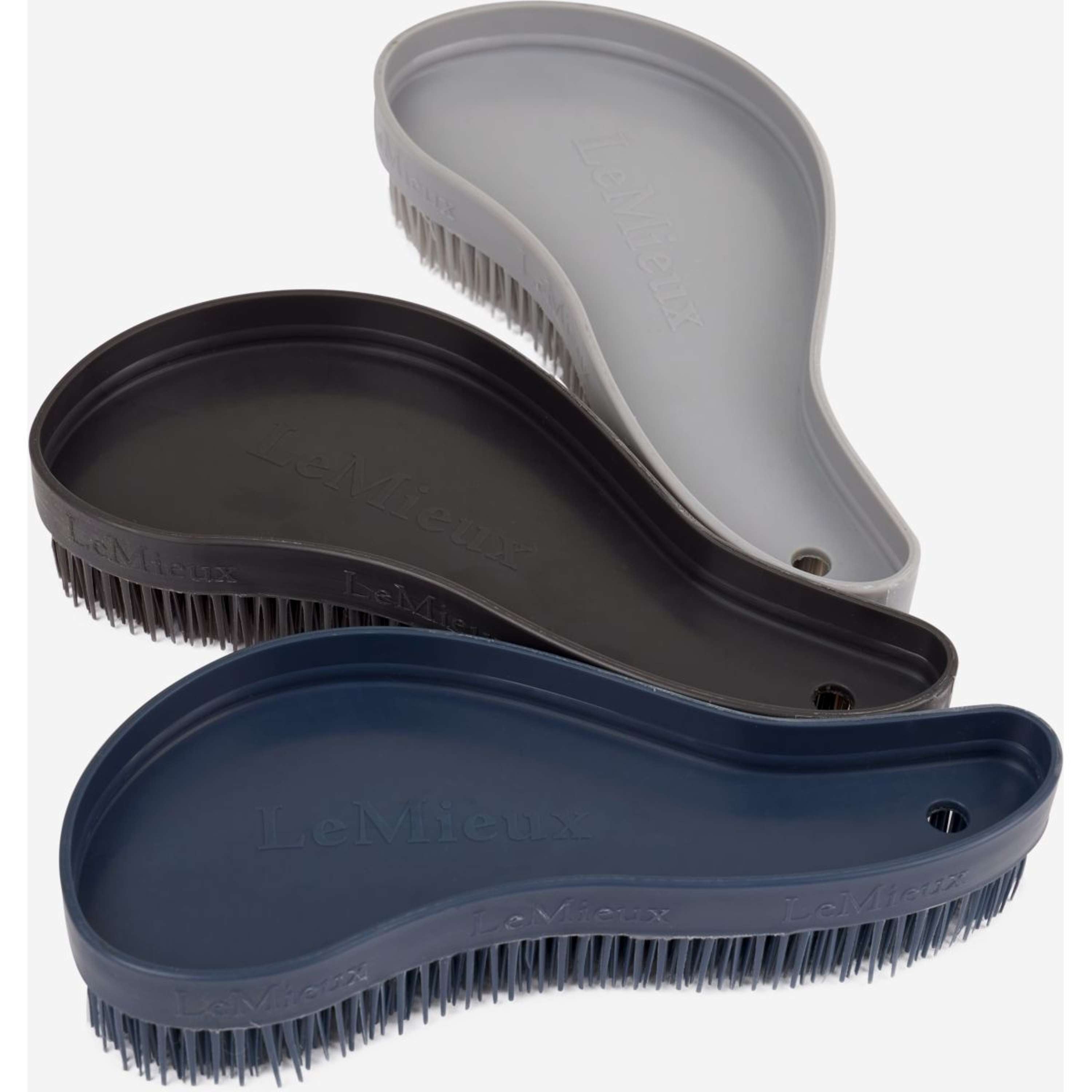 LeMieux Borstelset Wizard Brush Navy/Zwart/Grijs