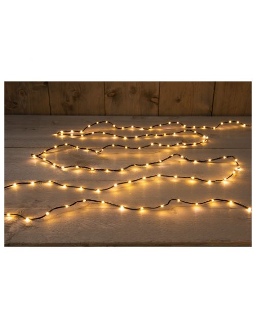 Anna's Collection Draadverlichting Zwart - Kerstverlichting - 30 m Classic Warm