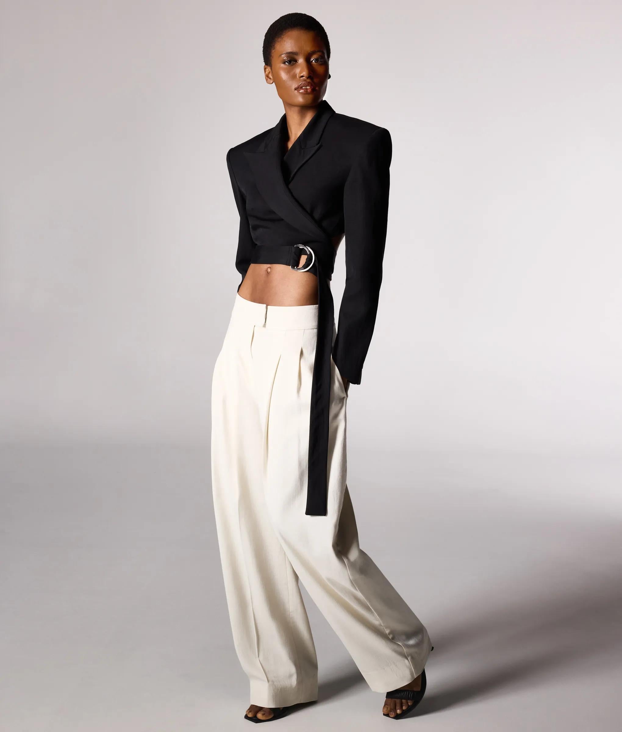 KL Studio barrel-leg broek