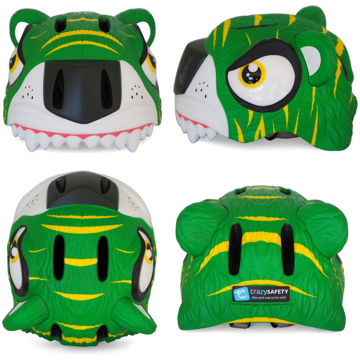 Crazy SafetyCrazy Safety   Helm Tier tiger grün