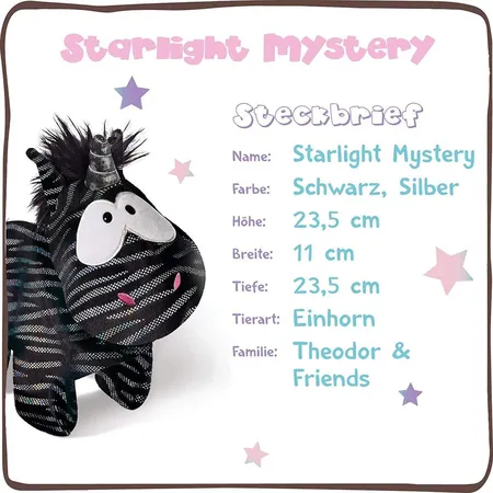 NICI Einhorn Starlight Mystery Plüsch, 22 cm
