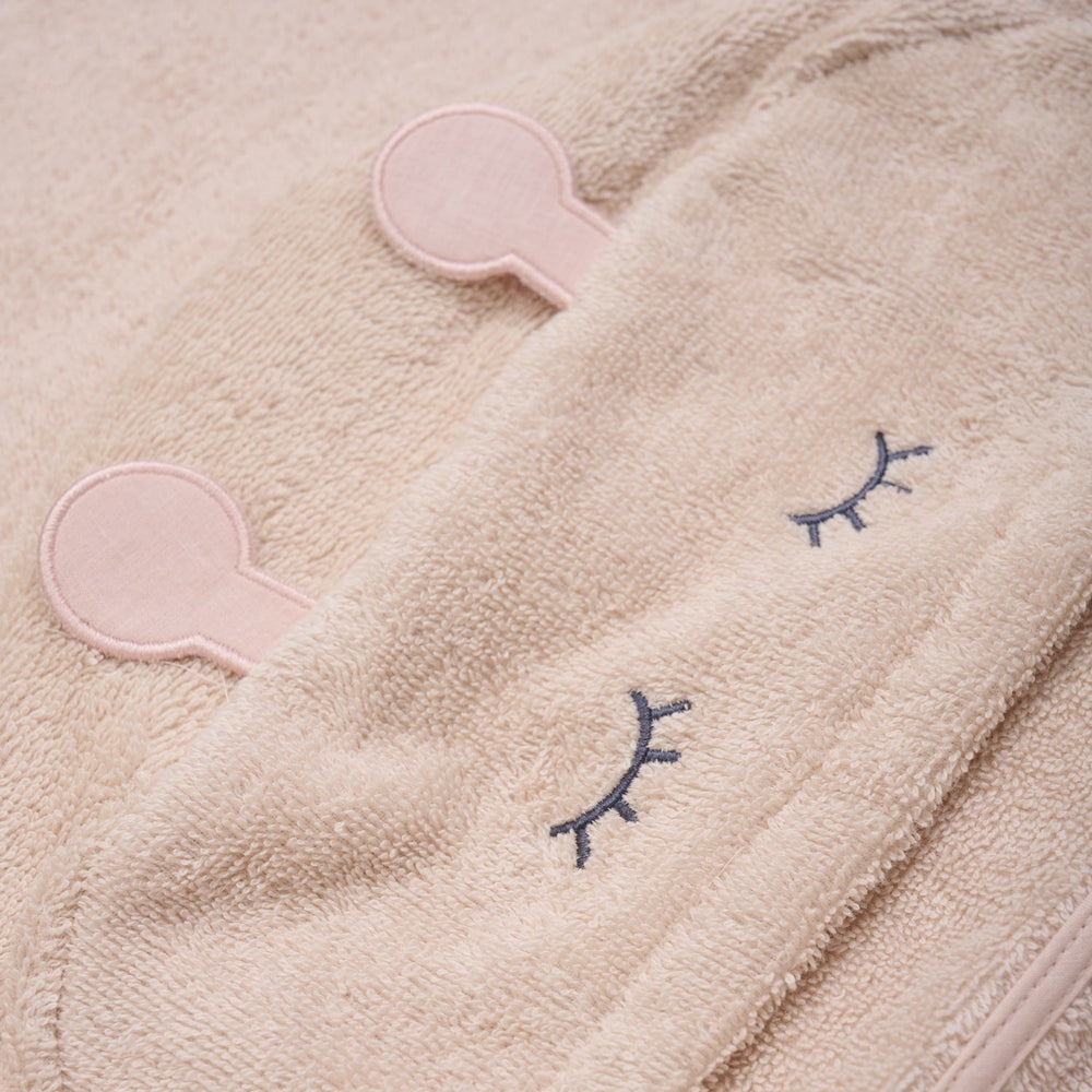 Køb Pippi Rose Dust Hooded Bath Håndklæde