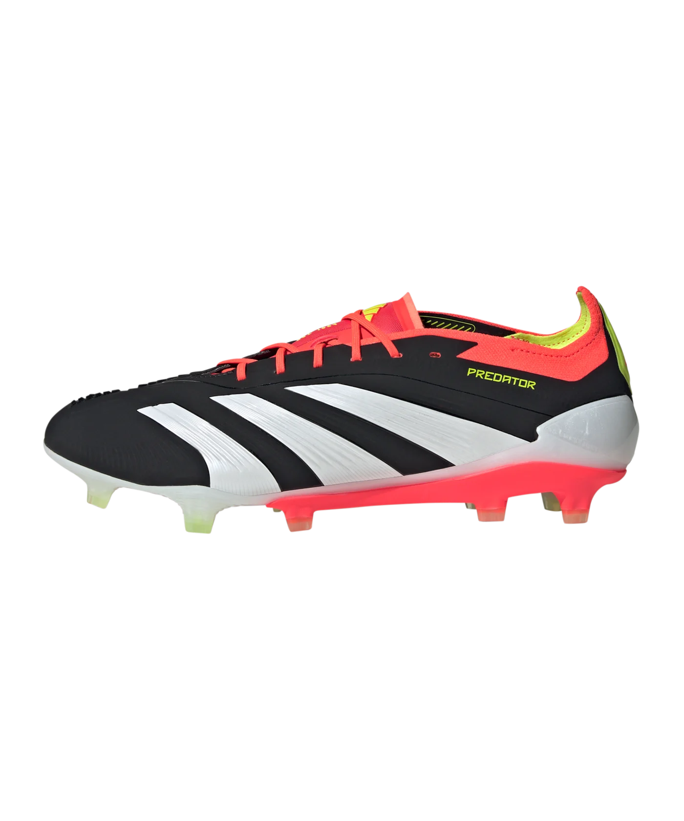 adidas Predator Elite FG Solar Energy Schwarz Weiss Rot