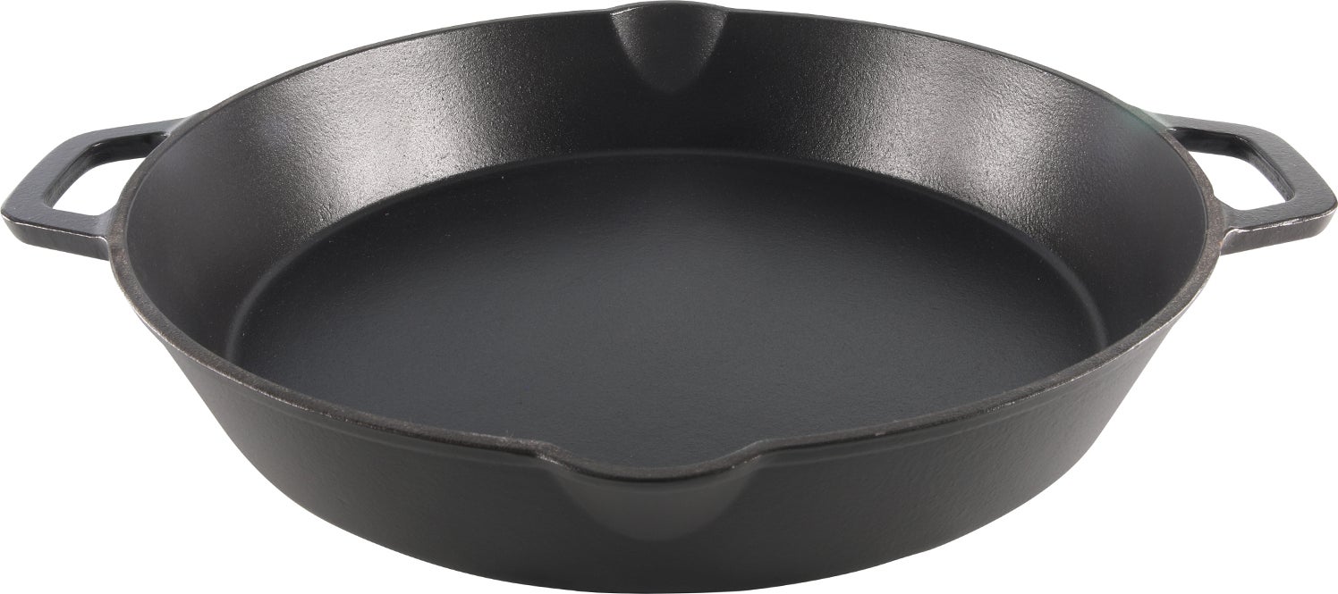 Cast Iron koekenpan gietijzer zwart D 43 H 7,5 cm