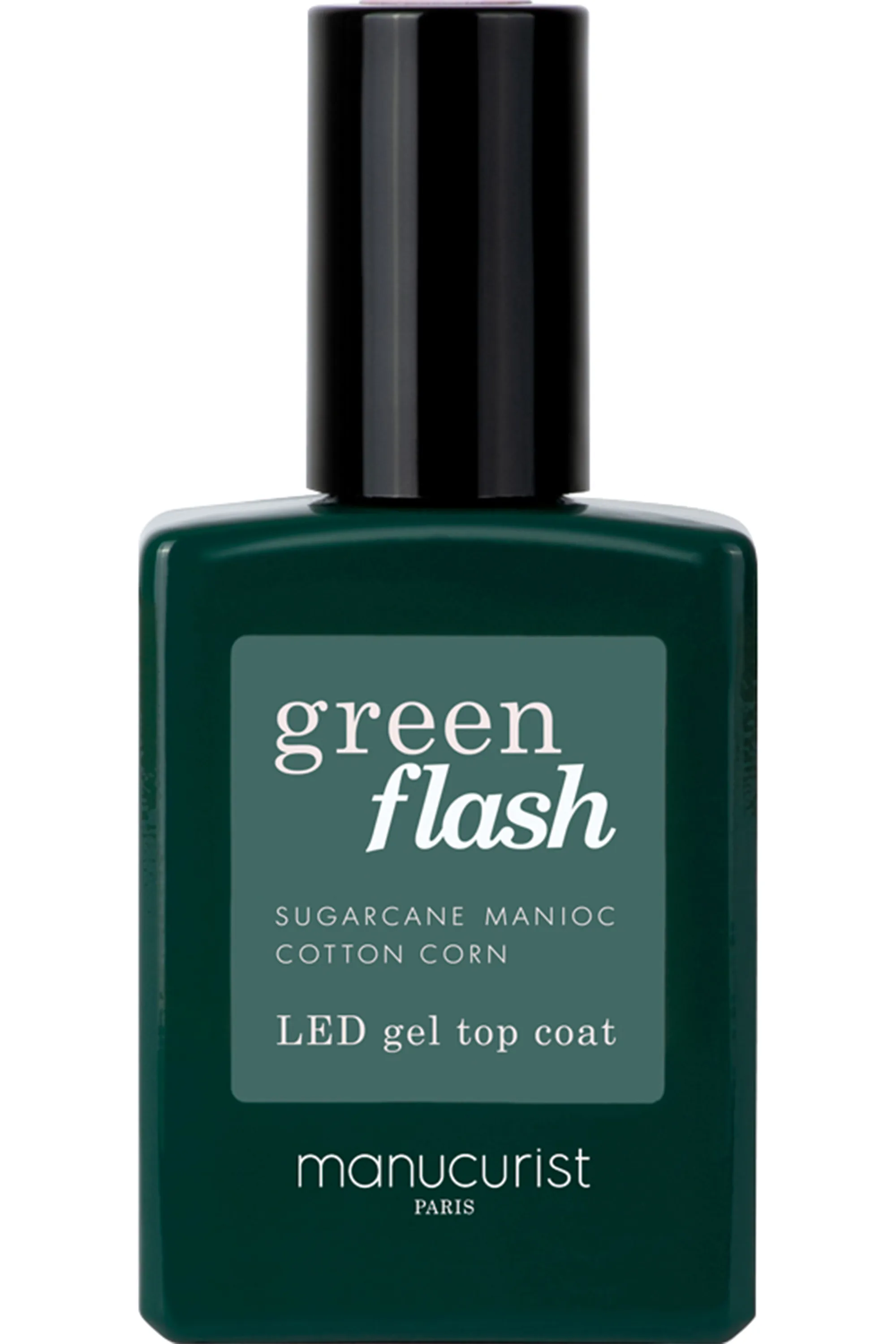 Manucurist Top coat semi-permanent Green Flash-15 ml